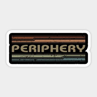 Periphery Retro Lines Sticker